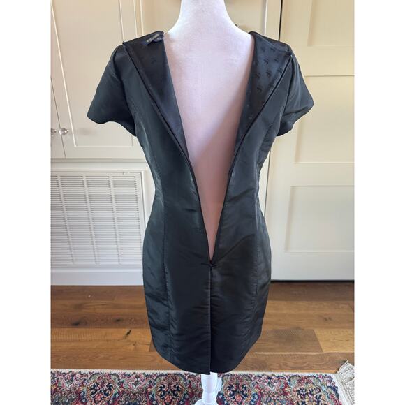 Brooks Brothers LBD Little Black Dress Cap Sleeves 8 EUC Italy - Picture 8 of 16